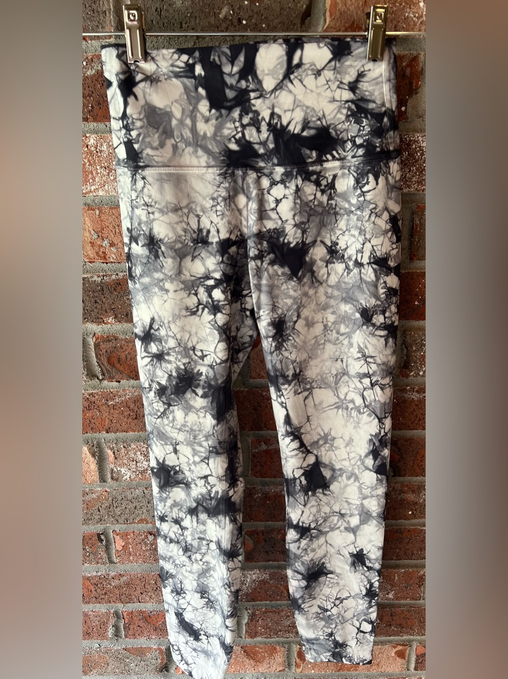 Lululemon Wunder Under Crop Hi-Rise Dual Shibori Sz 4